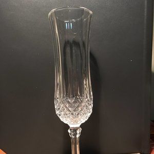 Longchamp Crystal Champagne Flutes - 4 each